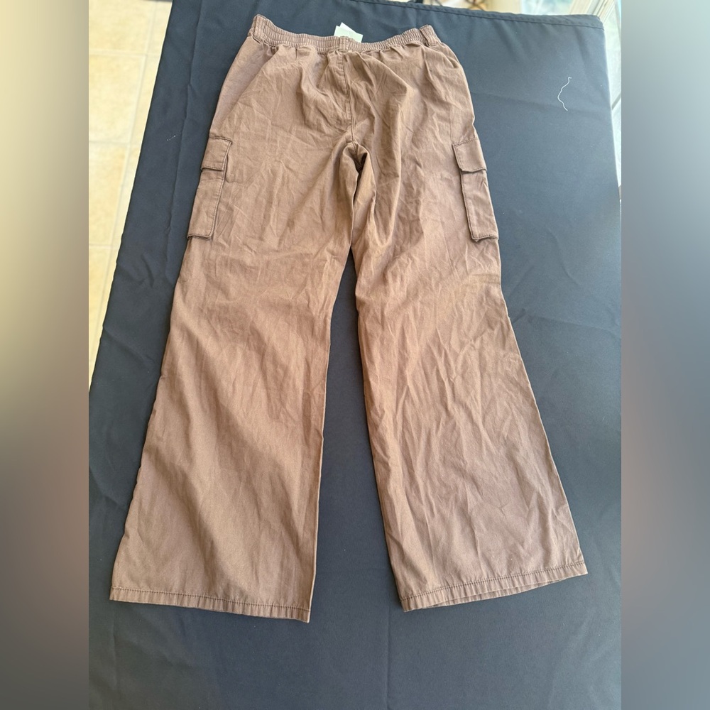 H&M brown women cargo pants